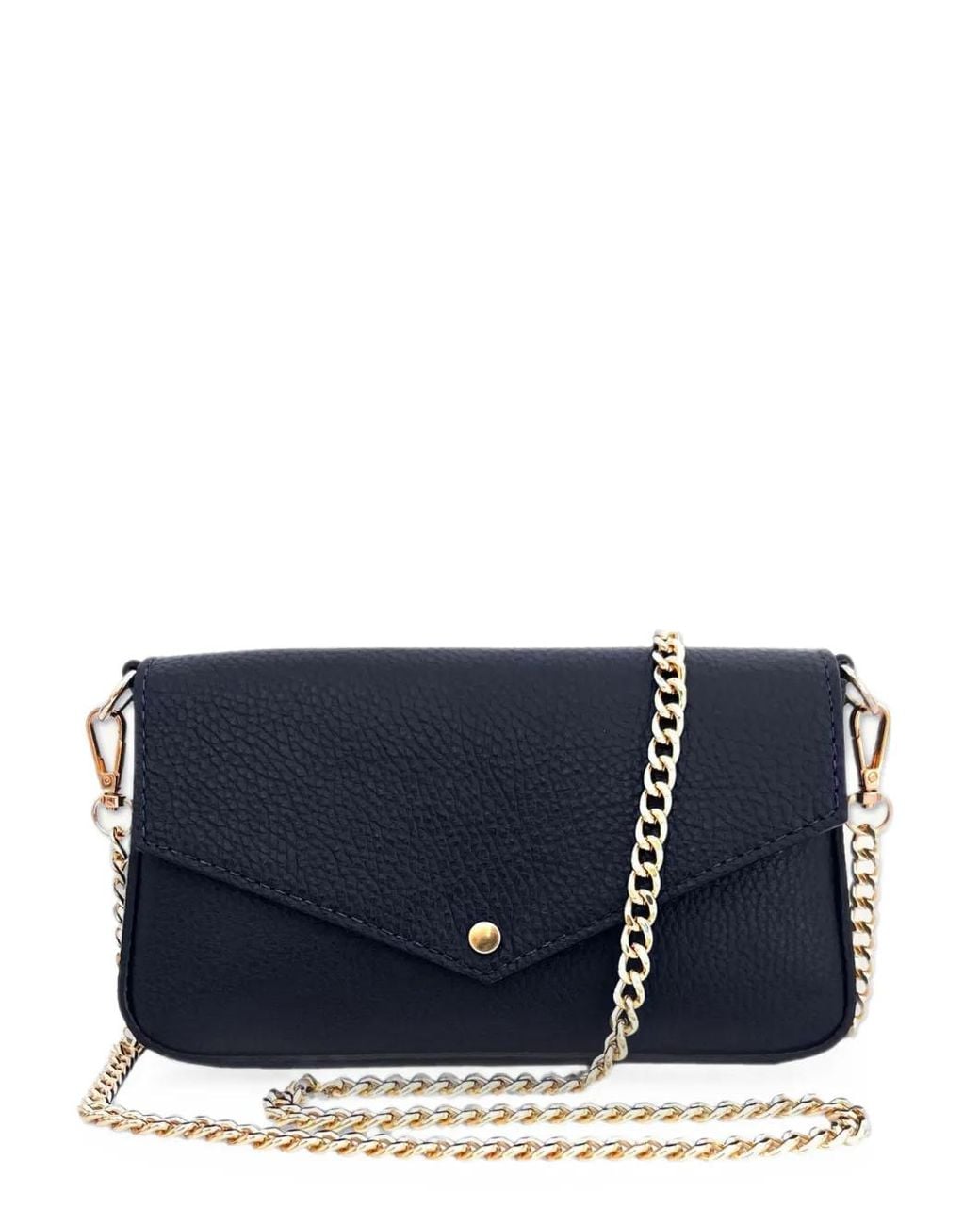 Apatchy London Blue Pochette Munro En Cuir