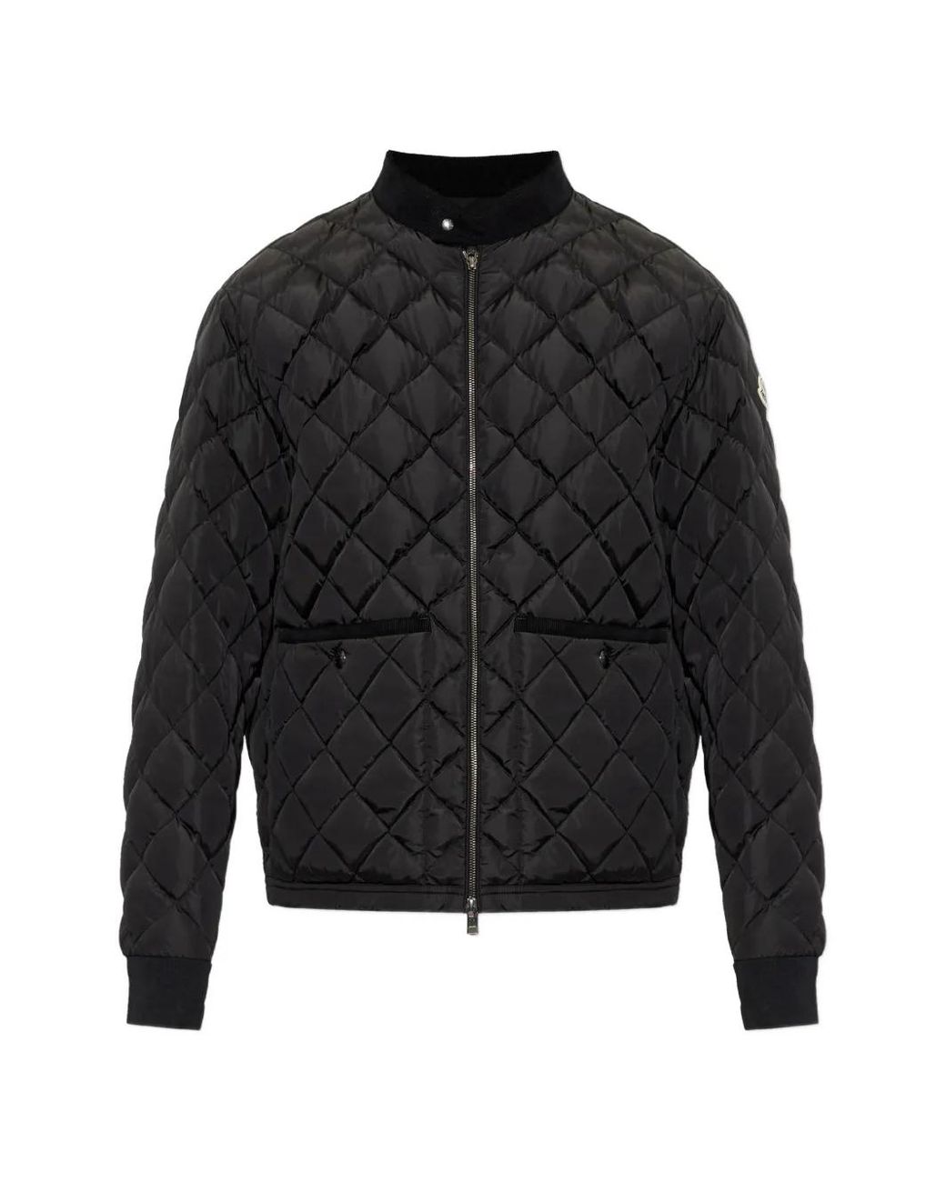 Moncler Black Eclal Diamond-Quilted Jacket for men