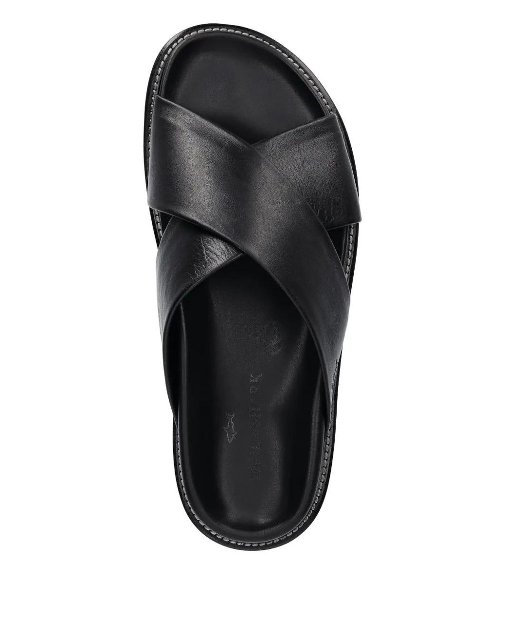 Paul & Shark Pantoletten Aus Leder in Black für Herren