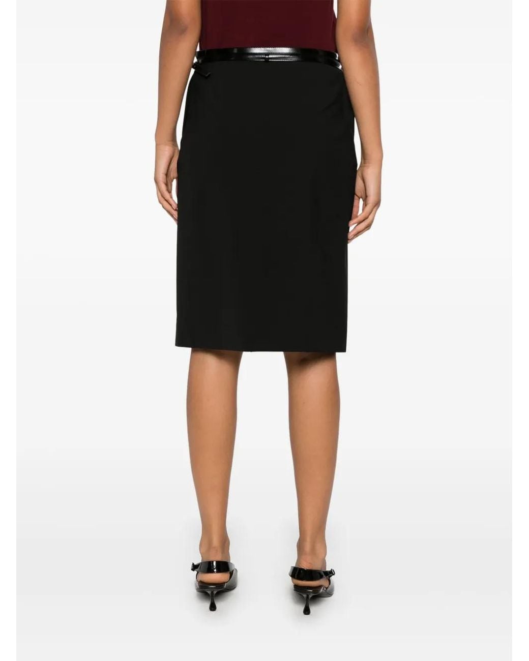 Philosophy Di Lorenzo Serafini Black Wrap Skirt