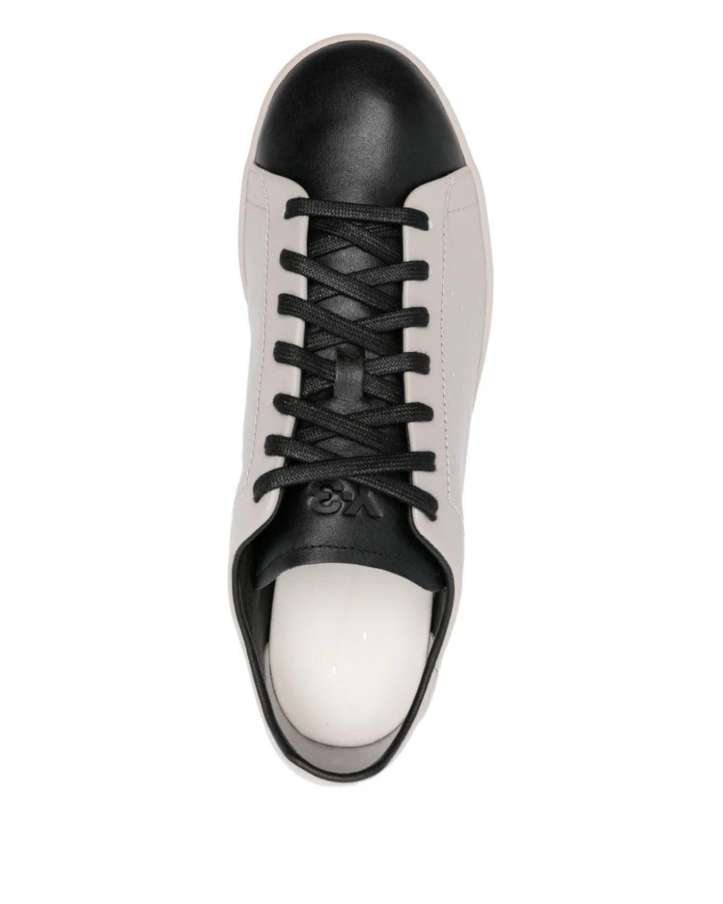 Y-3 Gray Superstar Leather-Panelled Sneakers