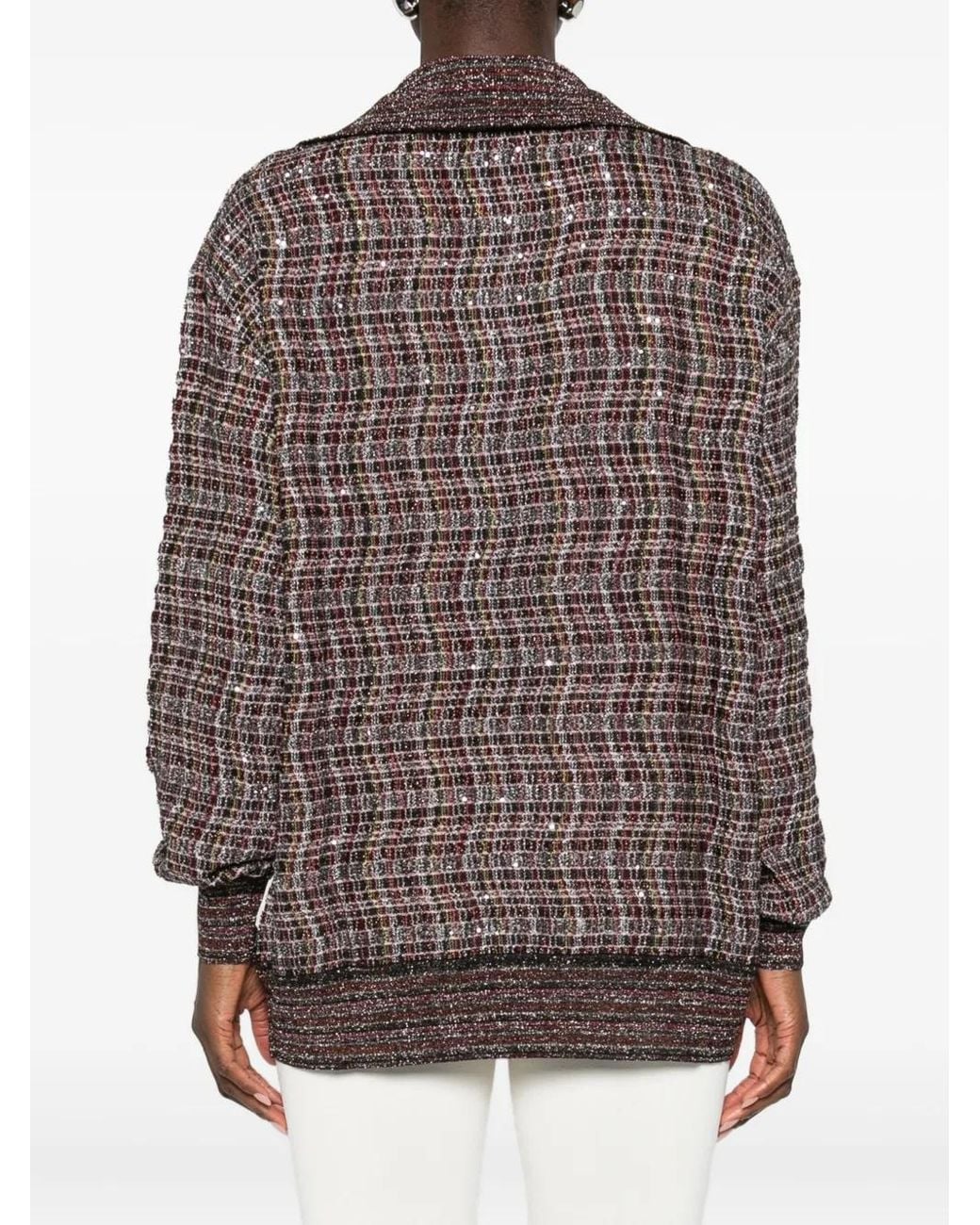 Missoni Brown V-Neck Sweater