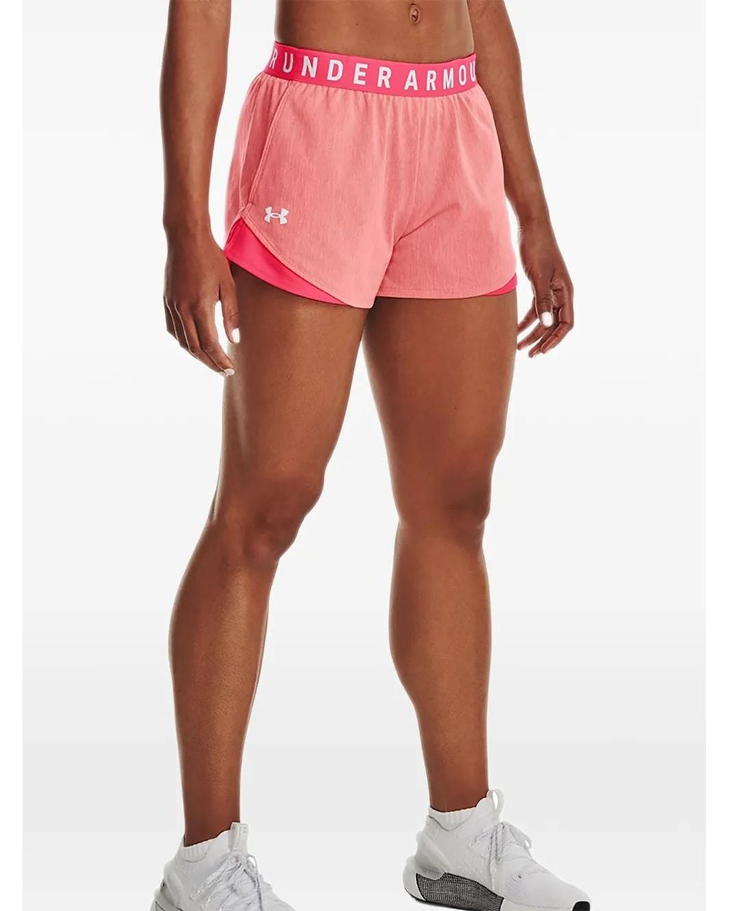 Under Armour Pink Play Up 3.0 Twist Shorts
