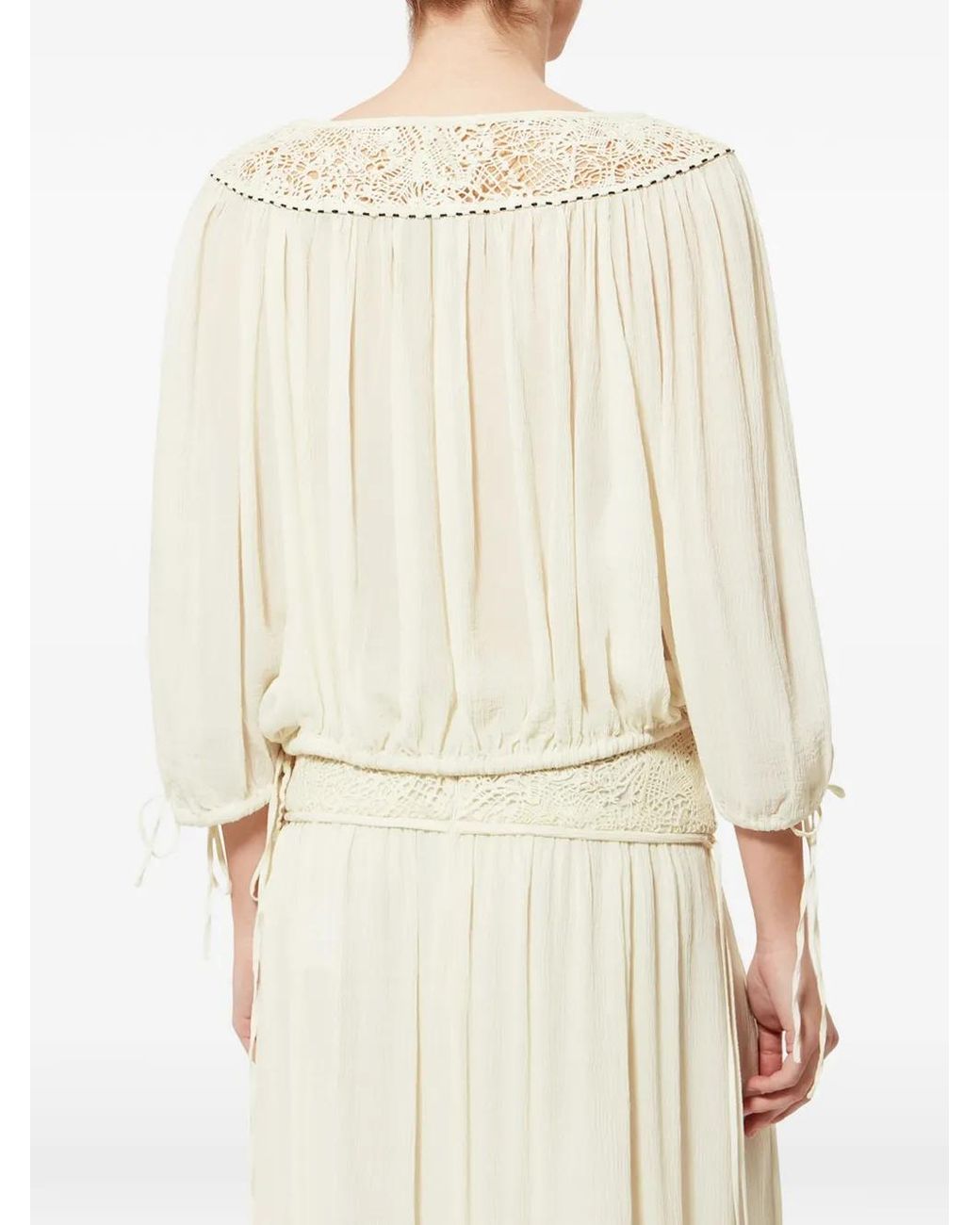 Isabel Marant White Nelida Blouse
