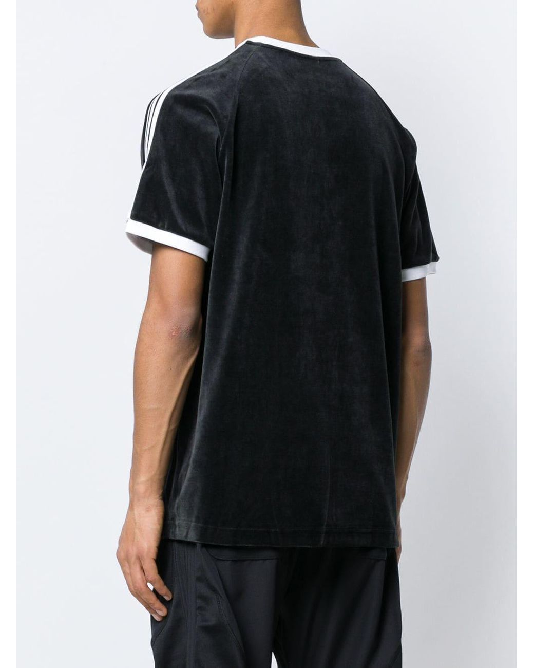 T-shirt Cozy en velours adidas pour homme en coloris Noir | Lyst