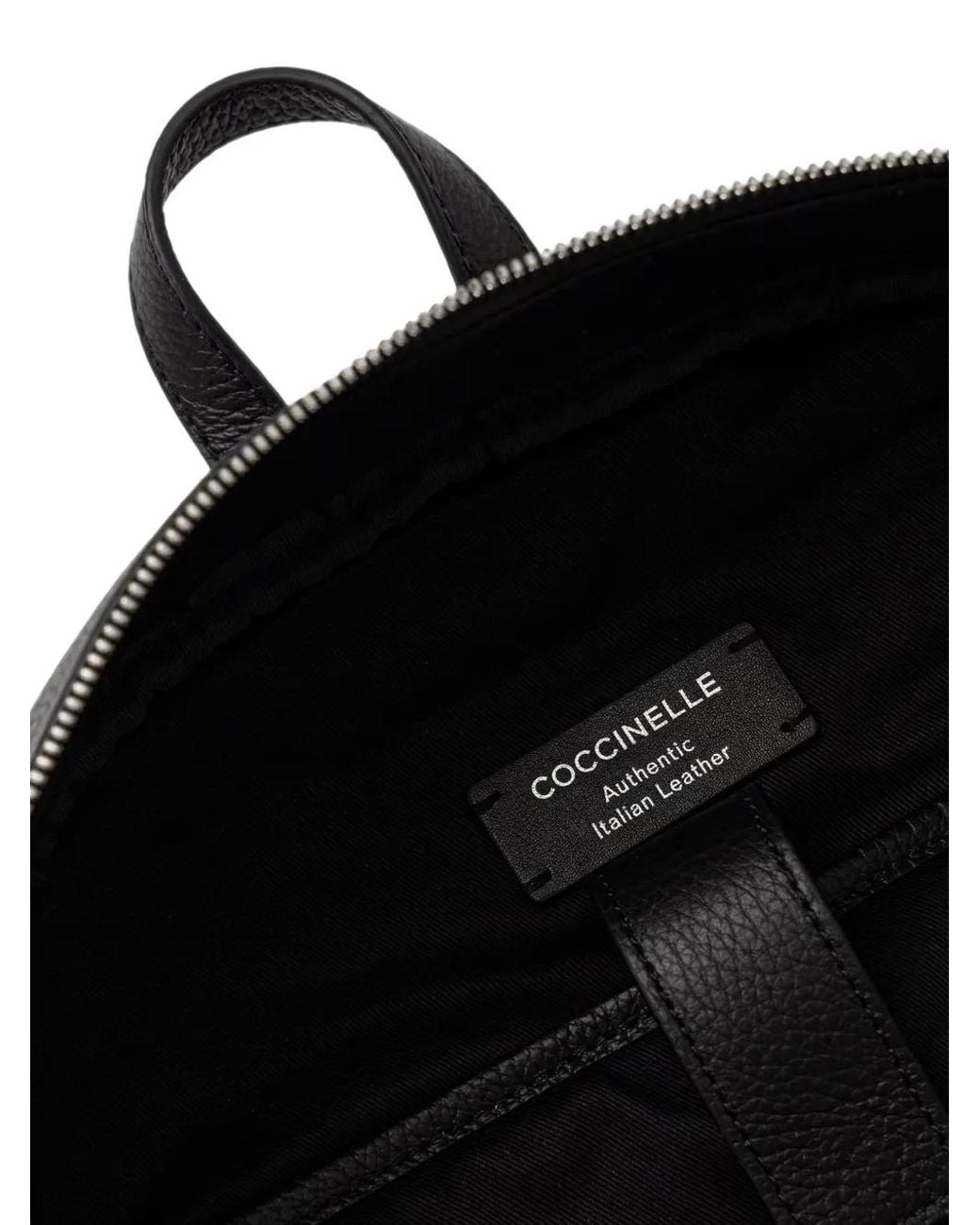 Coccinelle Black Grained Backpack for men