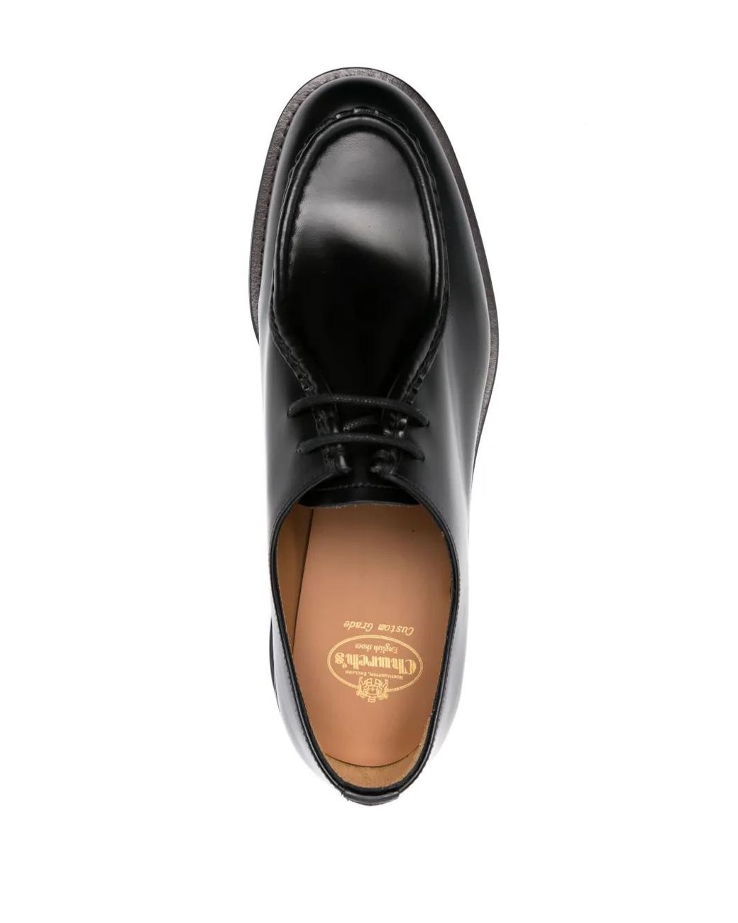 Church's Black Leather Lace Up Shoe