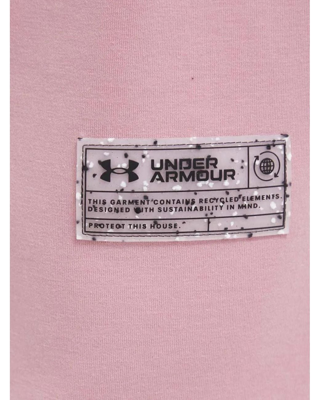 Under Armour Pink Drawstring Logo Track Pants
