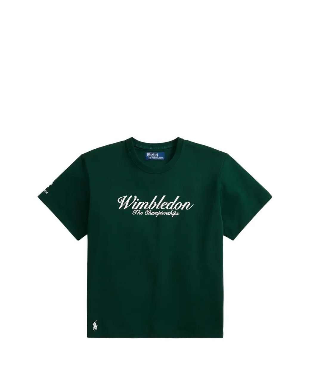Polo Ralph Lauren Green Wimbledon-Print T-Shirt
