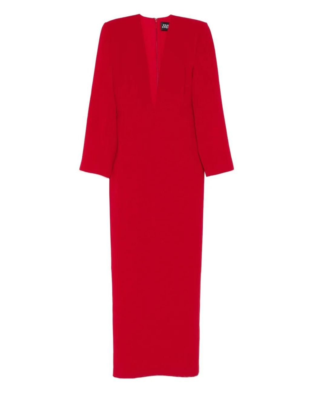 Solace London Red Maxi Dress