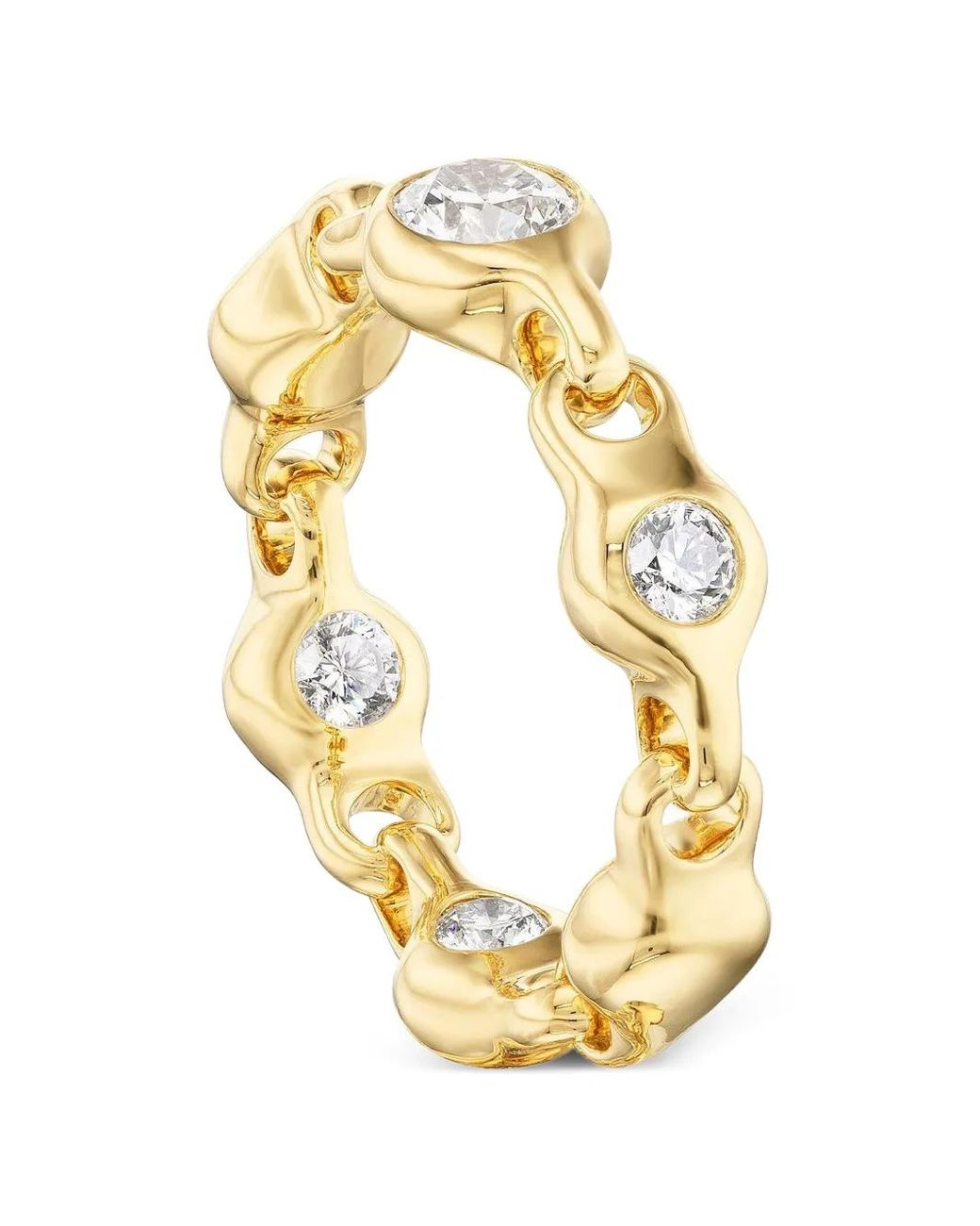 UNIFORM OBJECT Metallic Supernova Diamond Ring