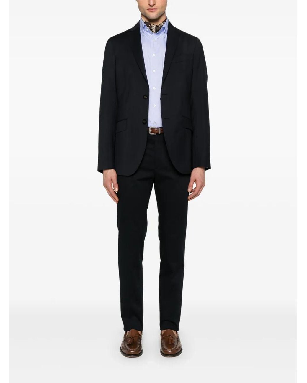 Etro White Logo-Embroidered Button-Down Shirt for men