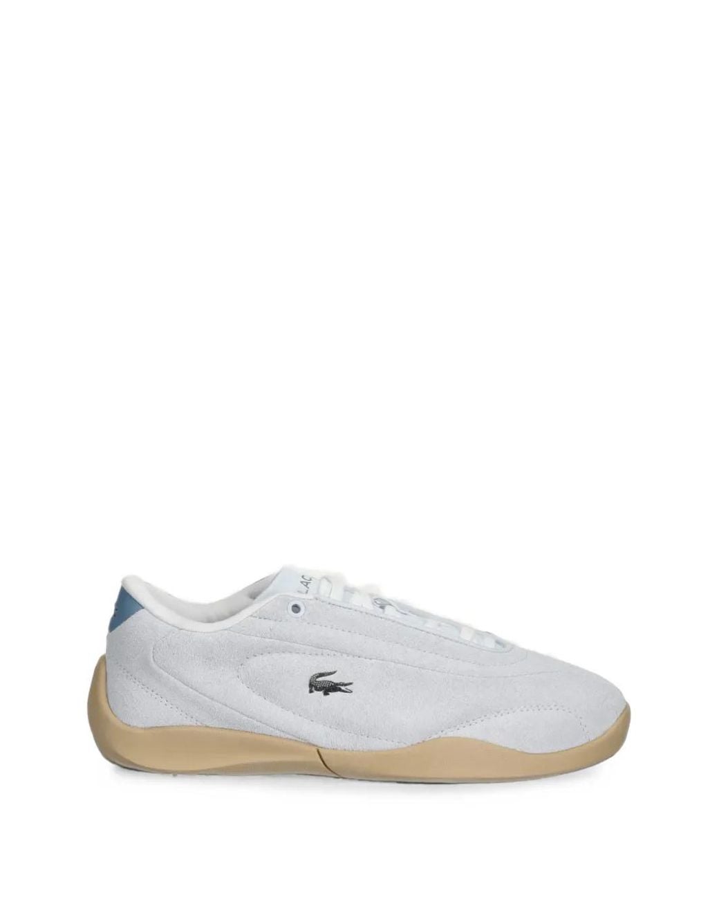 Lacoste White Protect Suede Sneakers