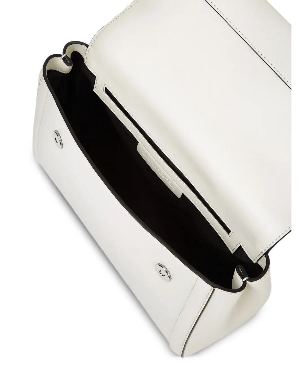 Karl Lagerfeld White Medium K/Autograph Tote Bag