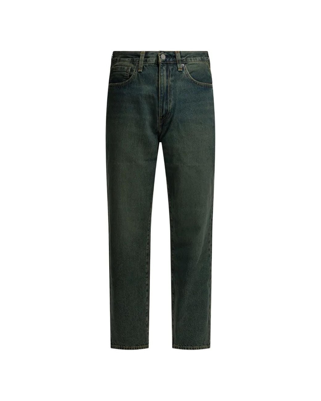 Levi's Green 568 Loose Straight Jeans for men