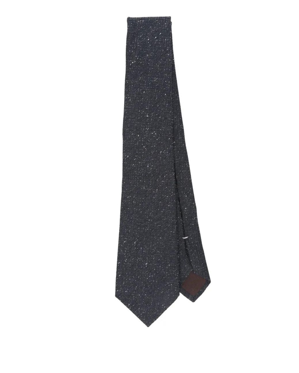 Canali Blue Speckled Silk Tie for men