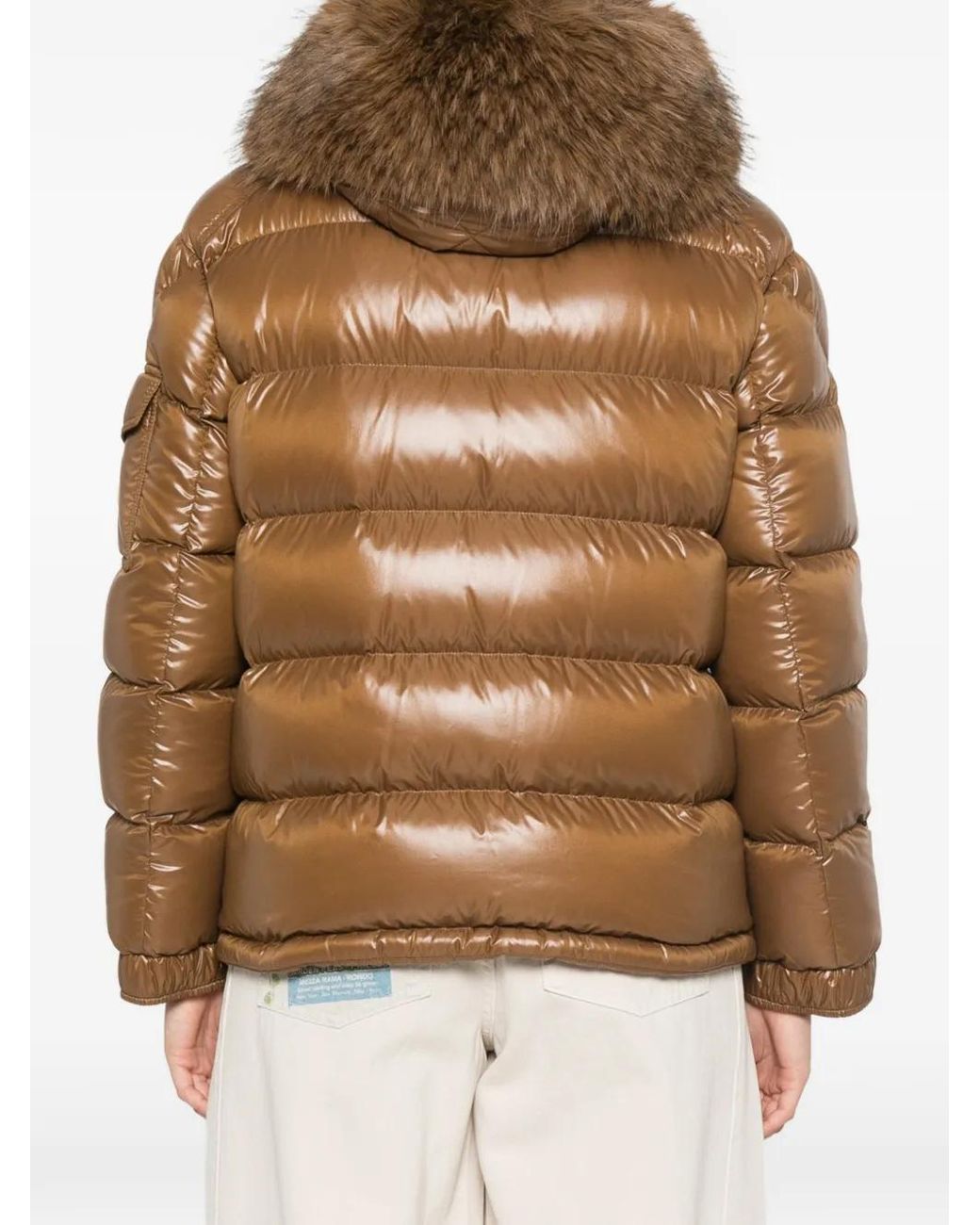 Moncler Brown Hypolais Short Down Jacket
