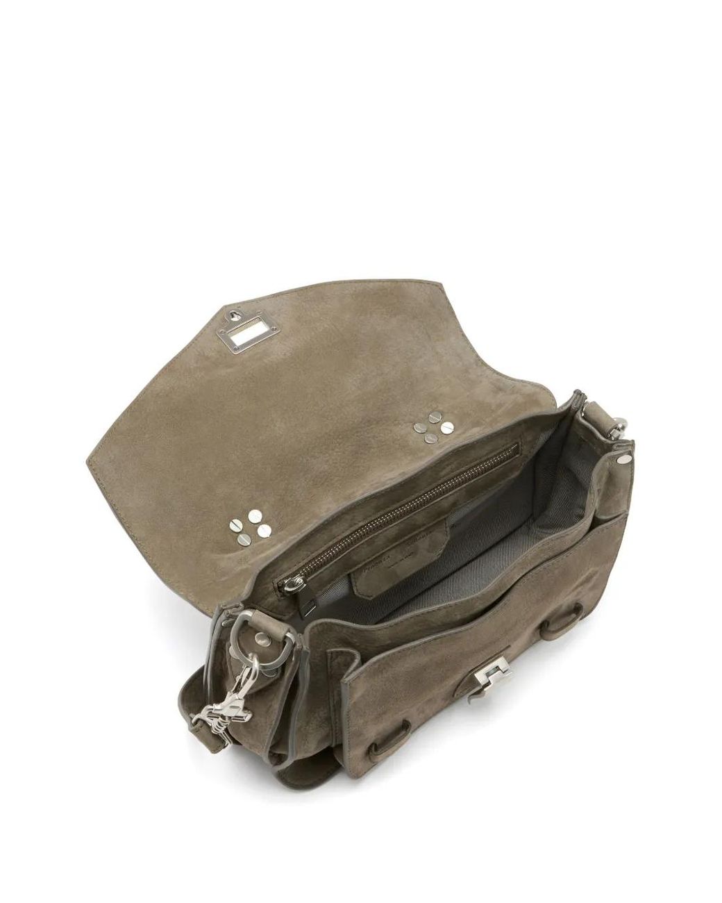 Proenza Schouler Gray Mini Ps1 Two-Way Handbag