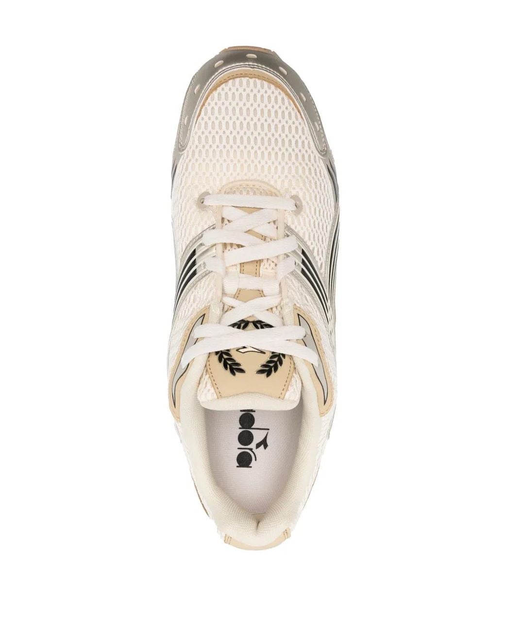 Diadora White Mythos Propulsion 80 Lace-Up Sneakers for men