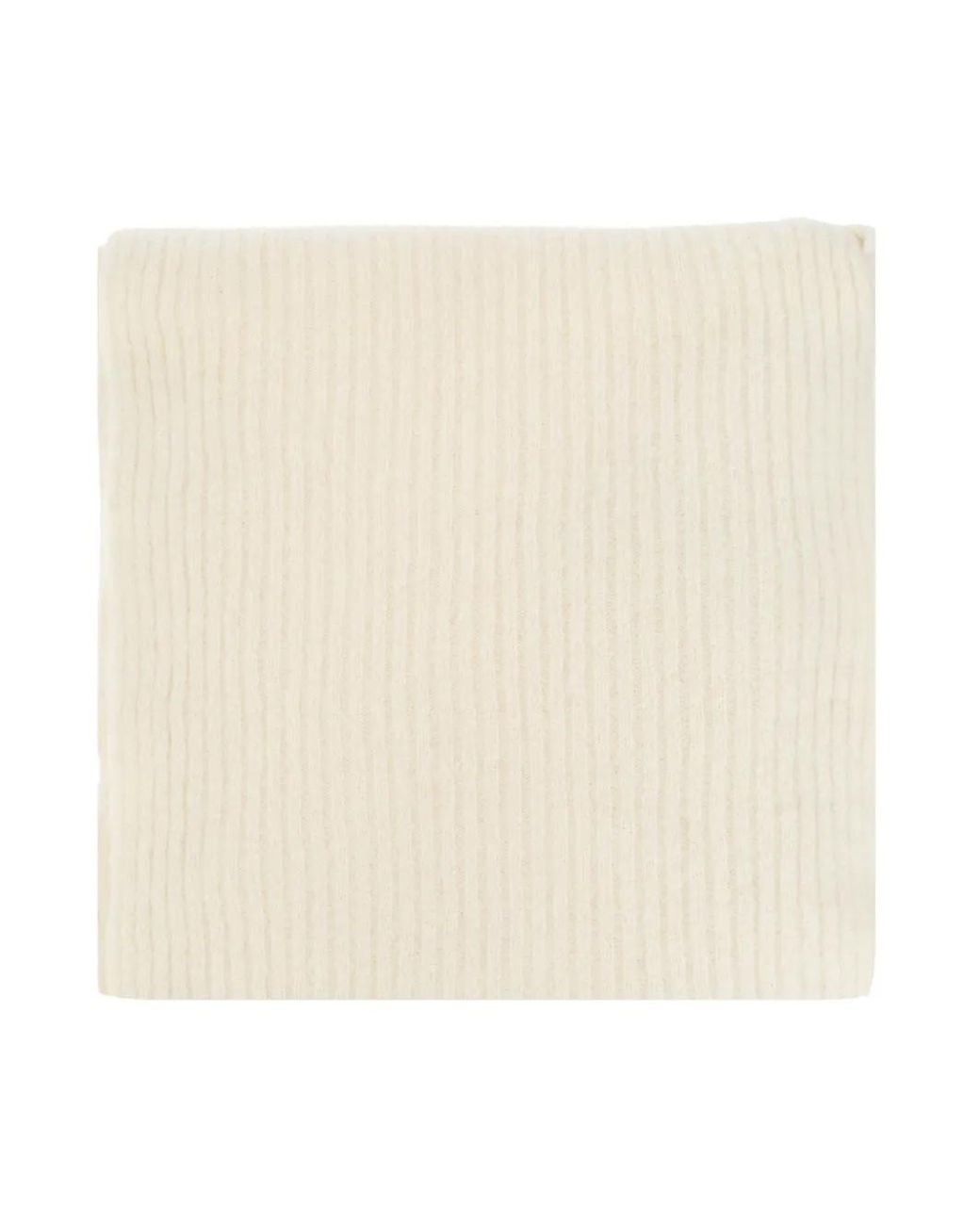 Givenchy Natural Ribbed-Knit Scarf