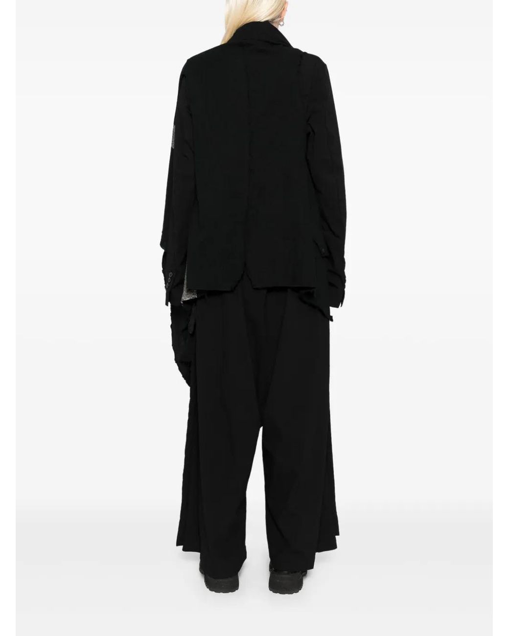 Rundholz Black Draped Blazer