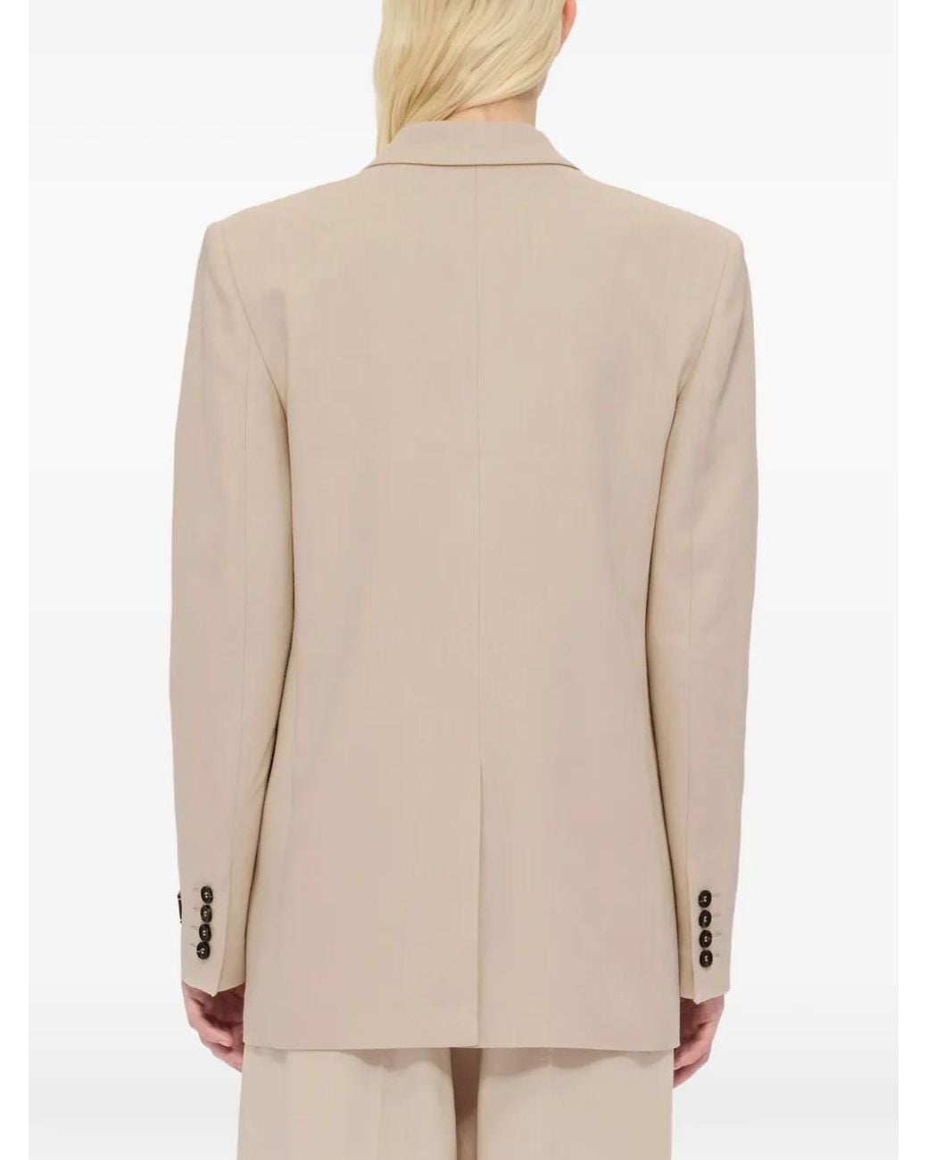 MSGM Natural Doppelreihiger Blazer