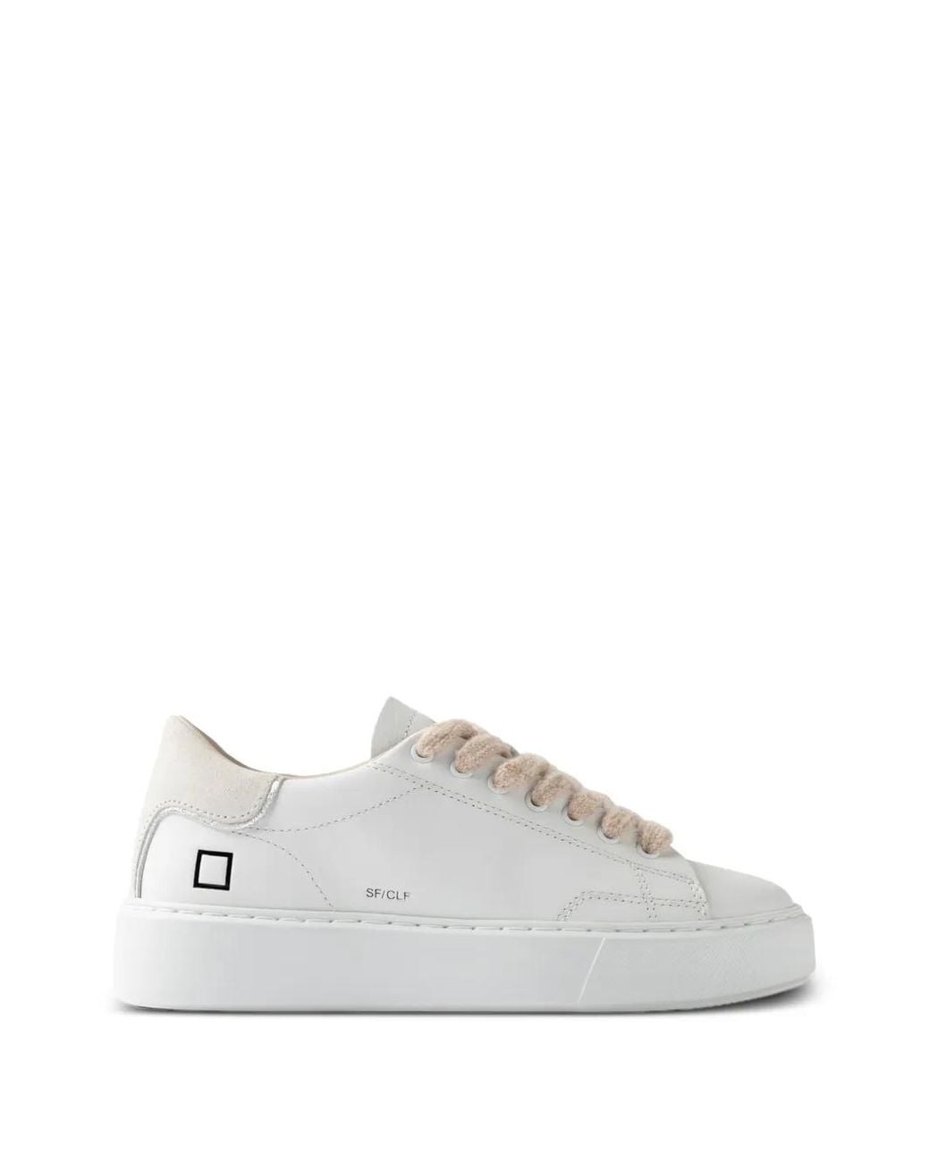 Date White Baskets Basses Sfera À Logo Imprimé