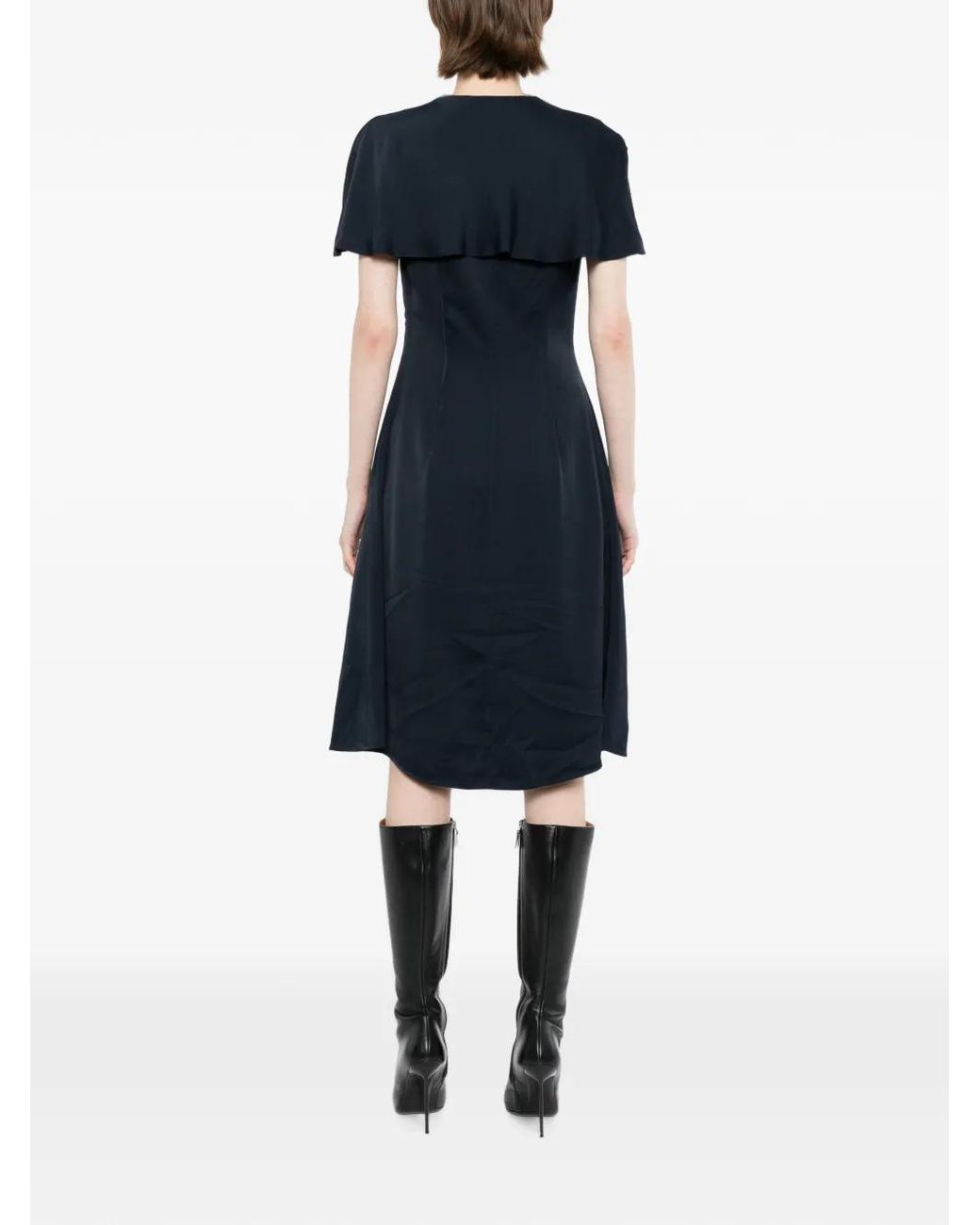 Robe Sablé Envers Jil Sander en coloris Blue