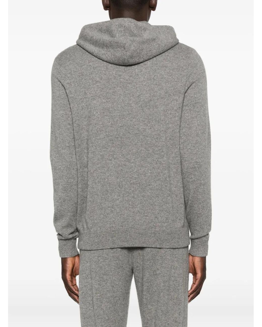 Bompard Gray Hoodie Sweater for men