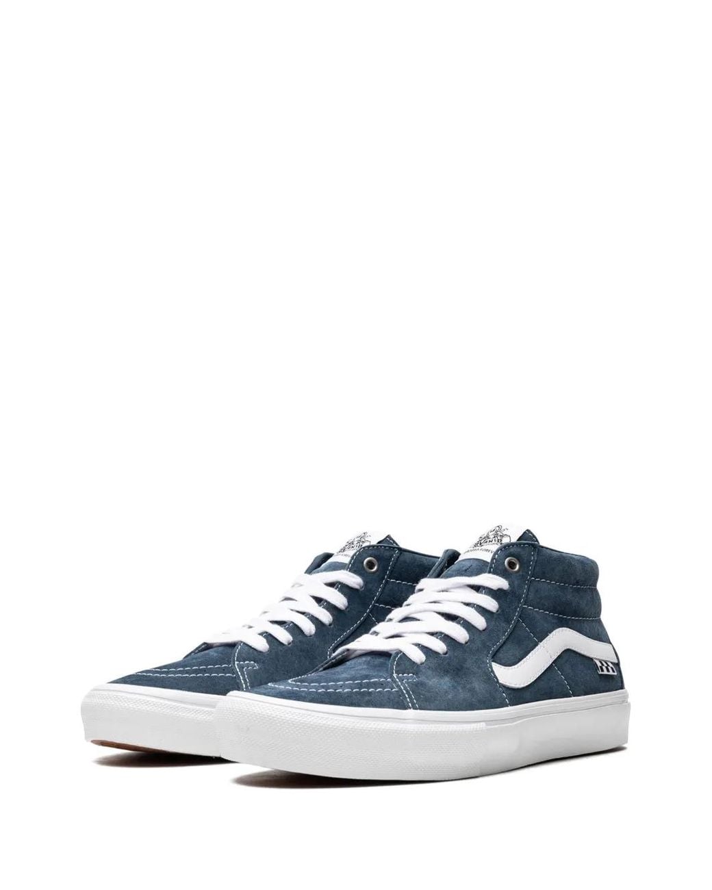 Vans Blue Skate Grosso Mid Sneakers for men