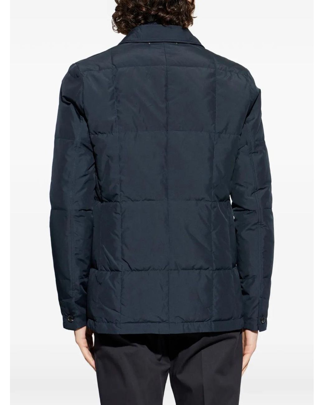 Paul Smith Blue Veste À Design Matelassé for men