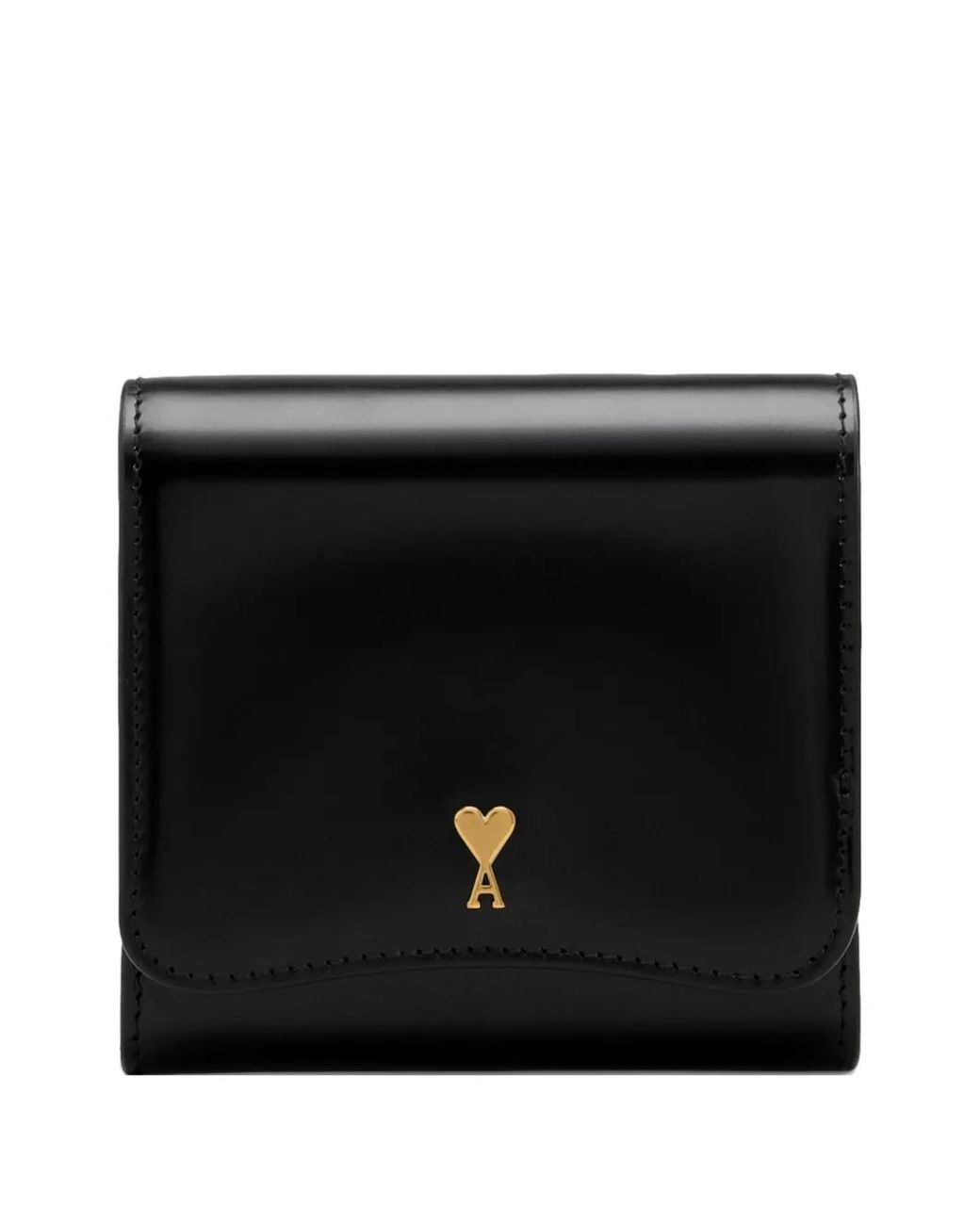 Cartera Paris Paris De Piel AMI de color Black