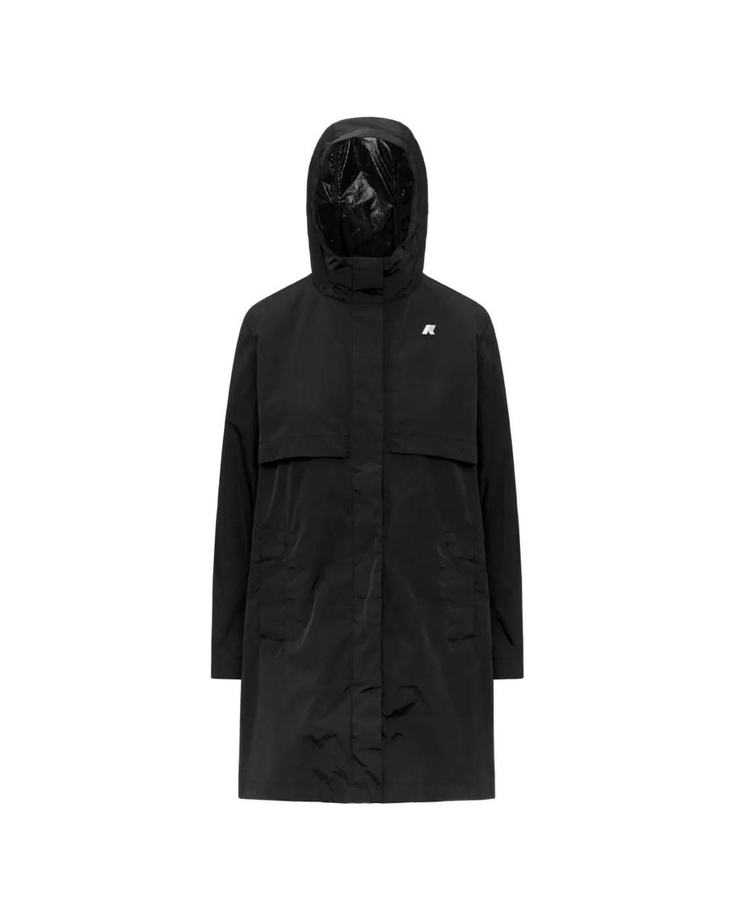 K-Way Black Sophilene Hooded Jacket