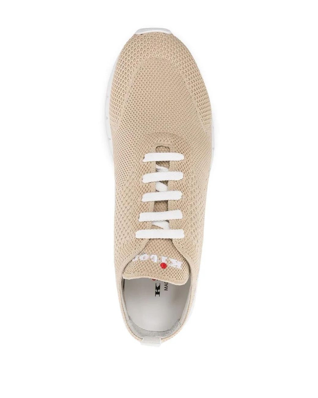 Kiton Natural Knitted-Upper Low-Top Sneakers for men