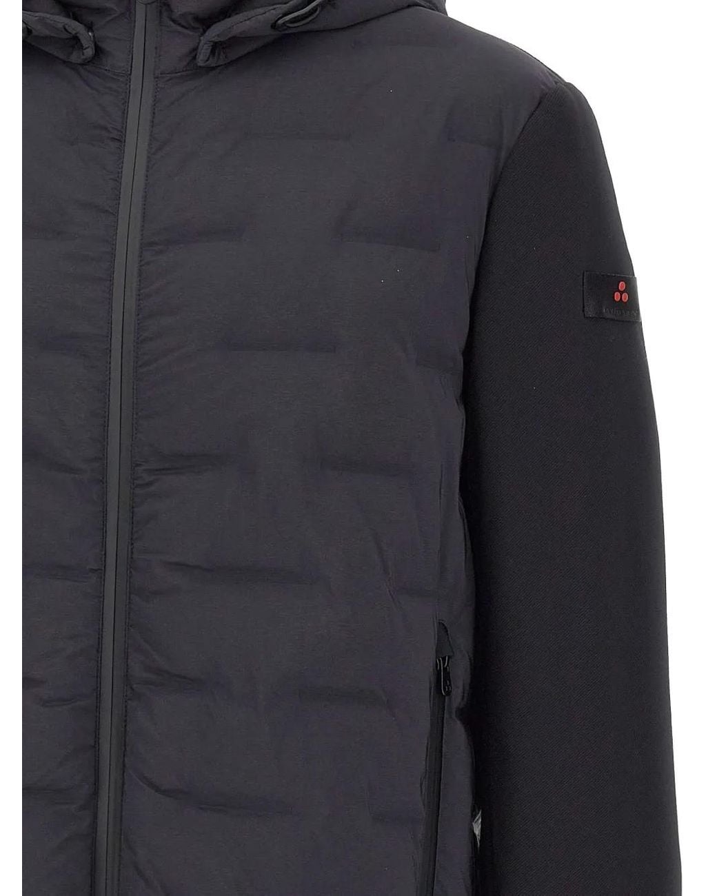 Peuterey Blue Holzer Sjn Bmat Square-Quilting Jacket for men