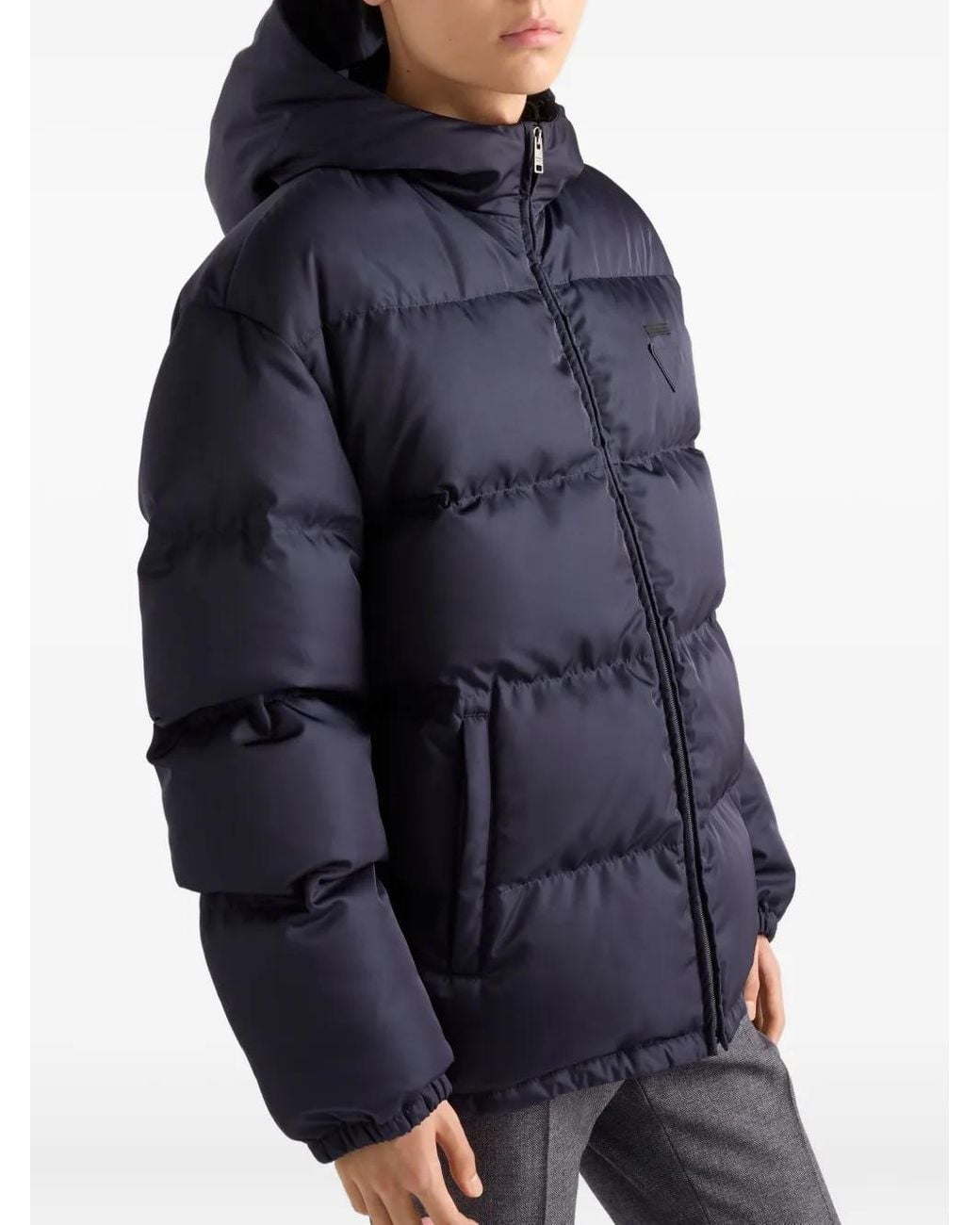 Plumífero Con Capucha Prada de hombre de color Blue