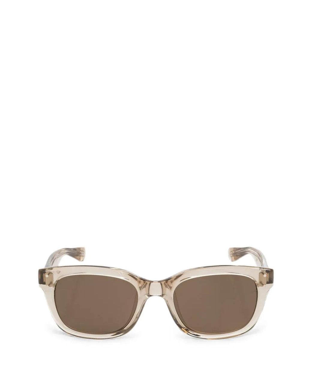 Balenciaga Natural Square-Frame Sunglasses