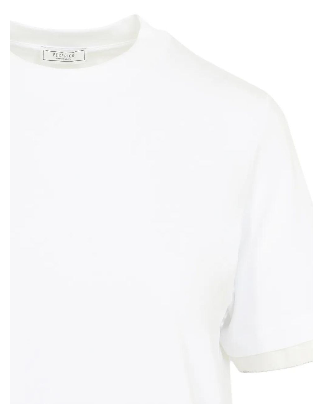 Peserico T-Shirt Met Korte Mouwen in het White