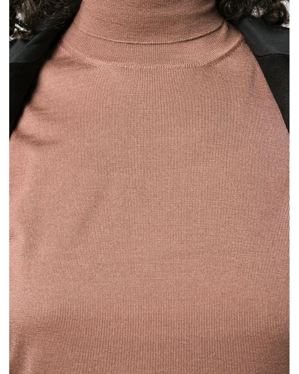 Tom Ford Brown Roll Neck Fine Knit Jumper