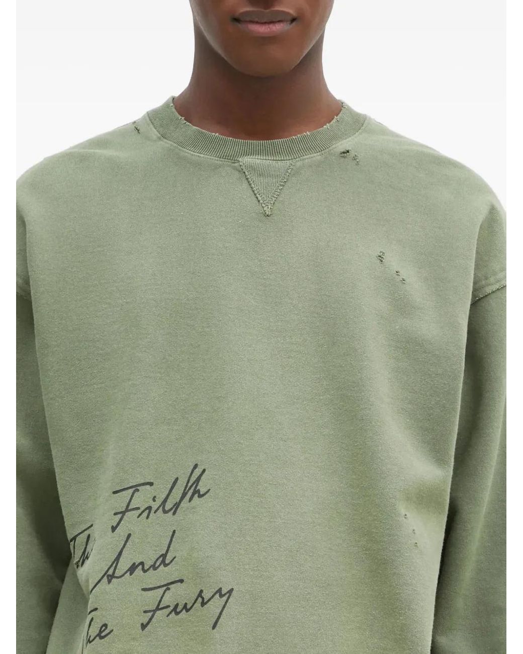 Neighborhood Green Logo-Print Sweatshirt for men