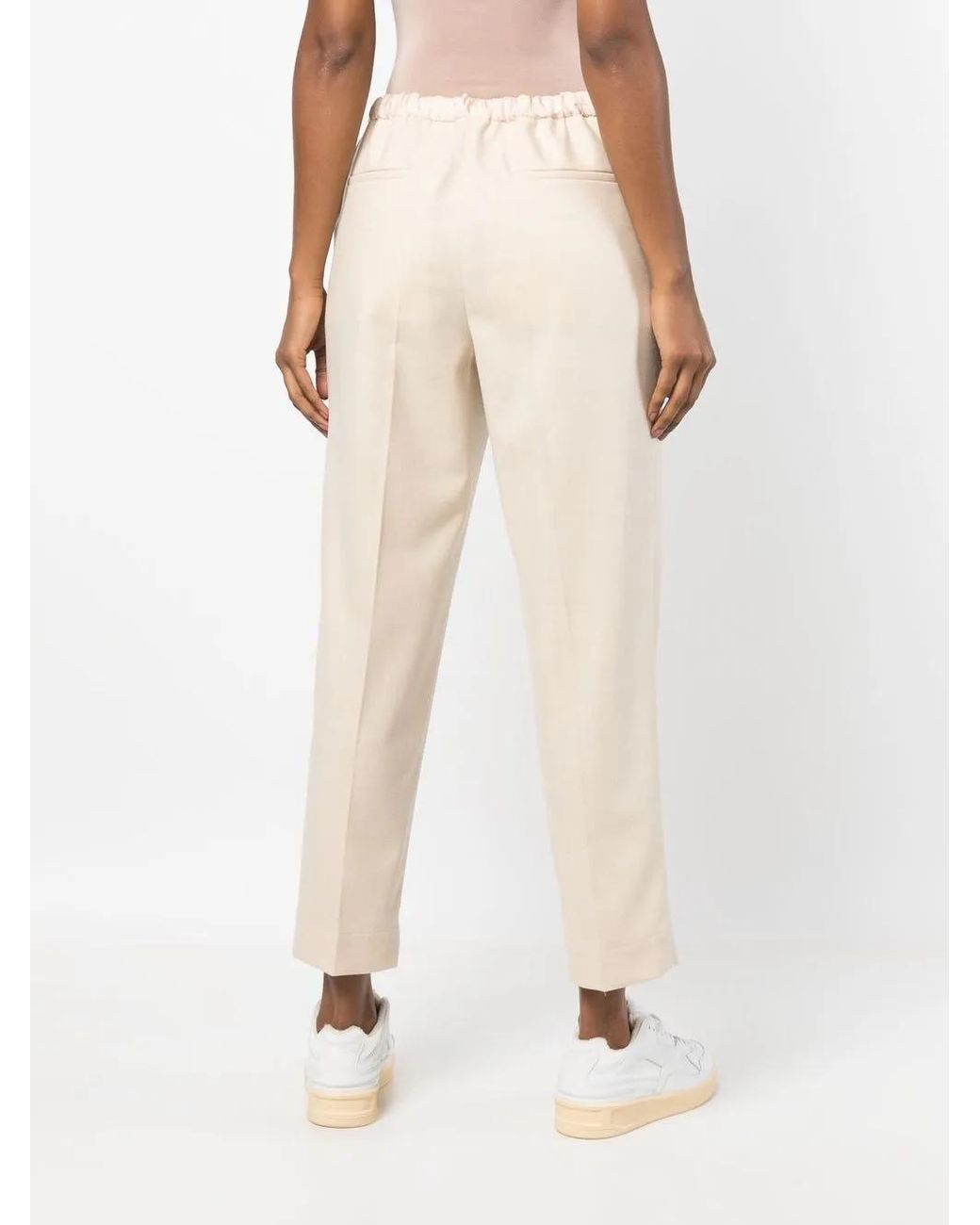 Jil Sander Multicolor Drawstring Cropped Trousers