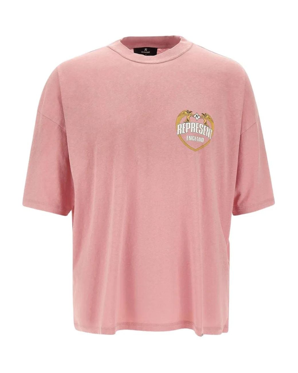 Represent Pink Angel Border" T-Shirt for men