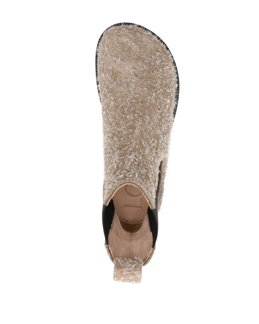 Loewe Brown Brushed Suede Campo Chelsea Boots