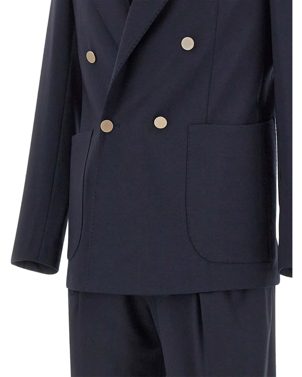 Briglia 1949 Blue Bolgheri Double-Breasted Suit for men