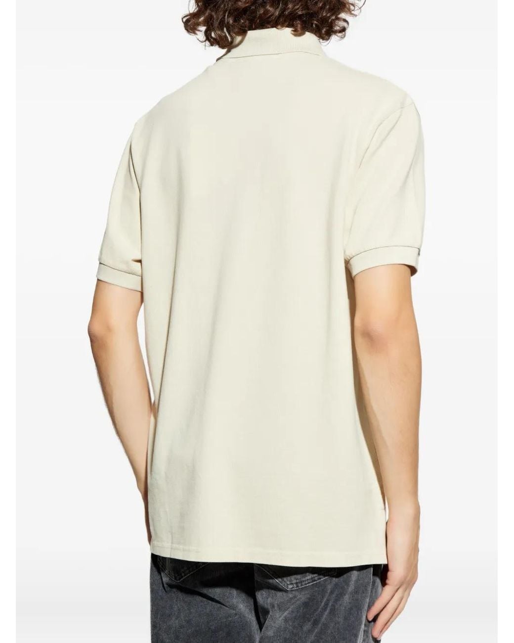 Isabel Marant White Logo Polo for men