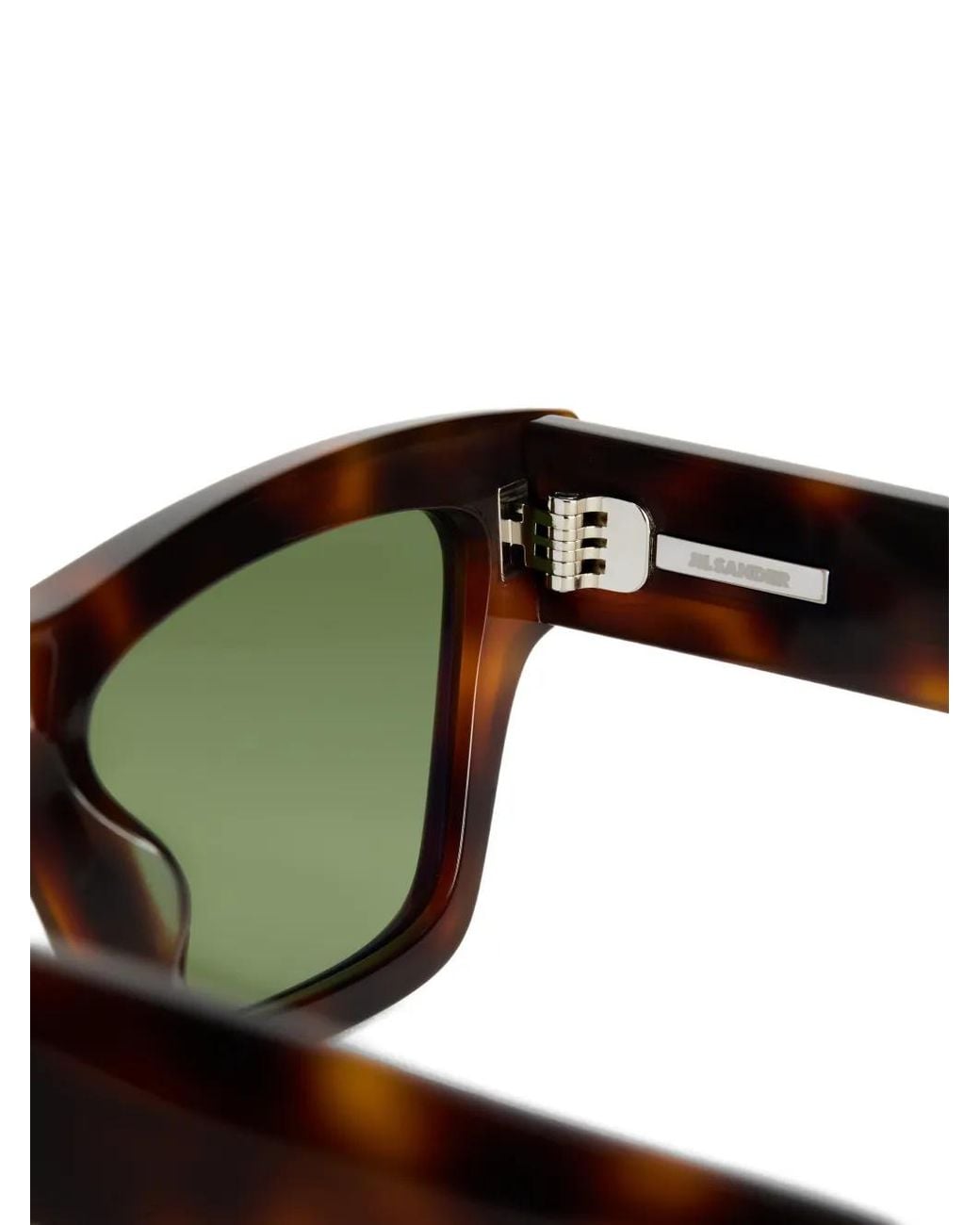 Jil Sander Black Cat-Eye Frame Sunglasses