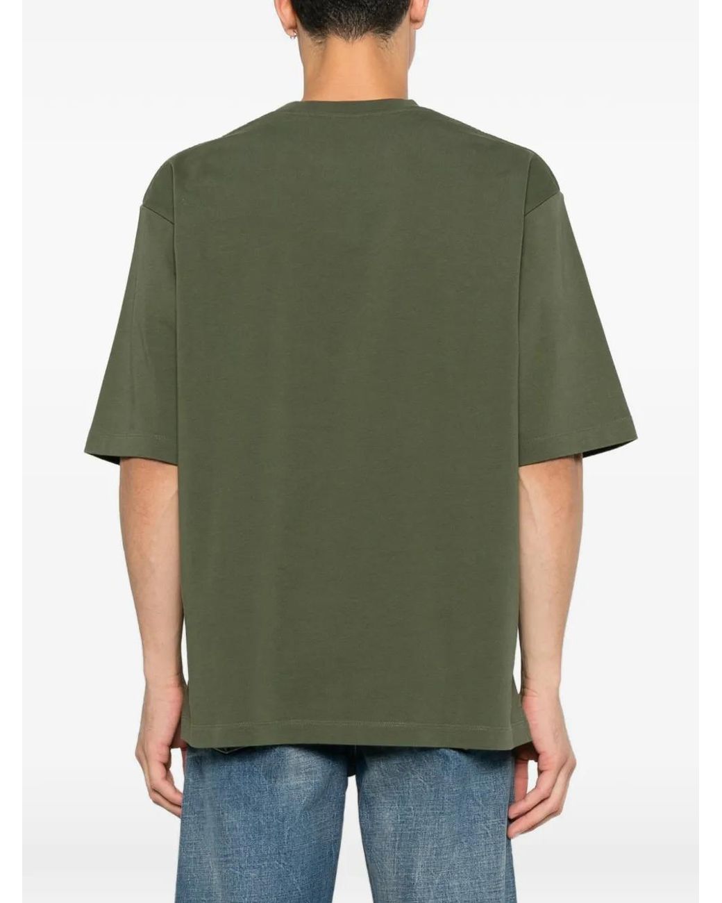 DSquared² Green T-Shirt À Logo Brodé for men