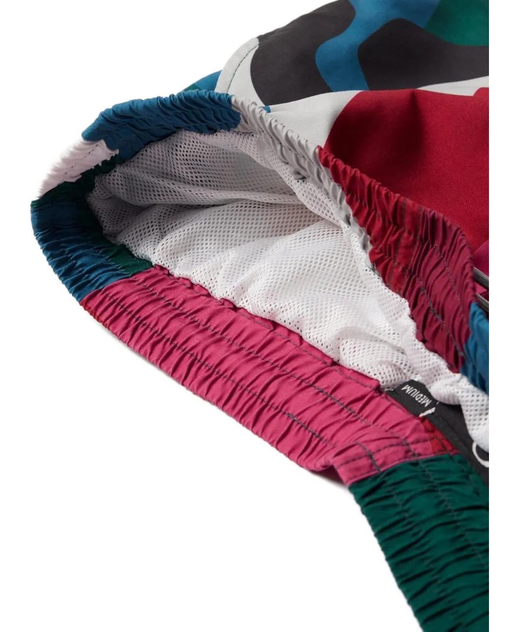 by Parra Red Ball To Face Abstract-Print Swim Shorts for men