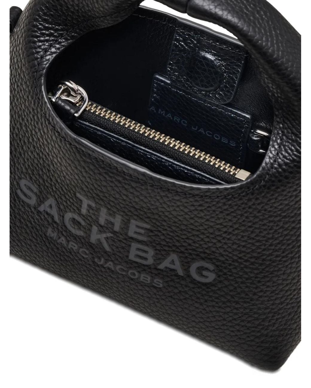Marc Jacobs Black Micro The Sack Crossbody Bag