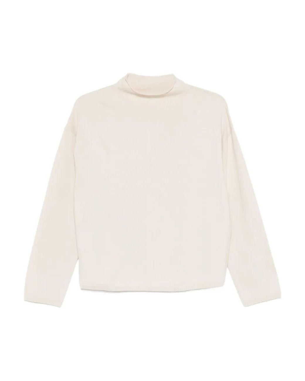 Marc O' Polo White Pull À Manches Longues